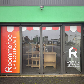 Vitrine commerce Vitrophanie - vitrine commerce