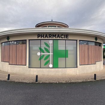 Vitrine pharmacie Vitrophanie - vitrine pharmacie