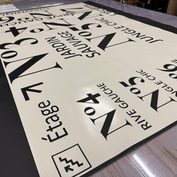 Lettres adhésives Signalétique - lettres adhésives