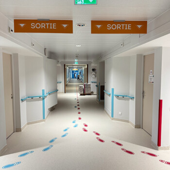 Signalétique sol et plafond Signalétique sol et plafond