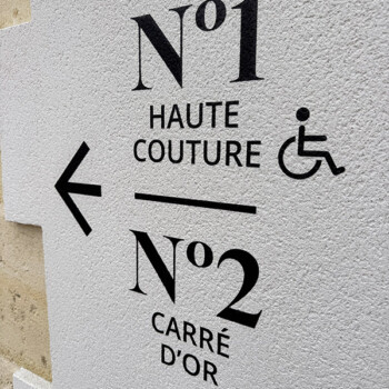 Lettres adhésives Signalétique - lettres adhésives